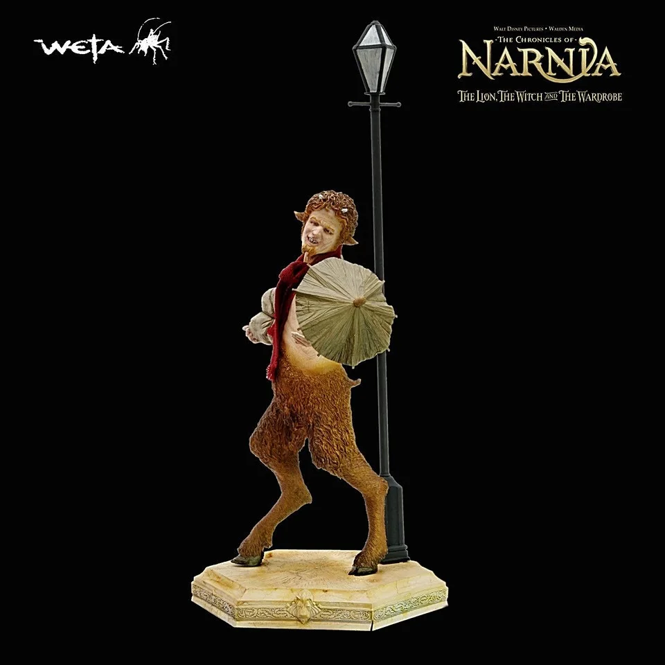 Mr. Tumnus Statue w/ Lamp Post Narnia Disney Chronicles Of Narnia Mr Tumnus, изображение 2