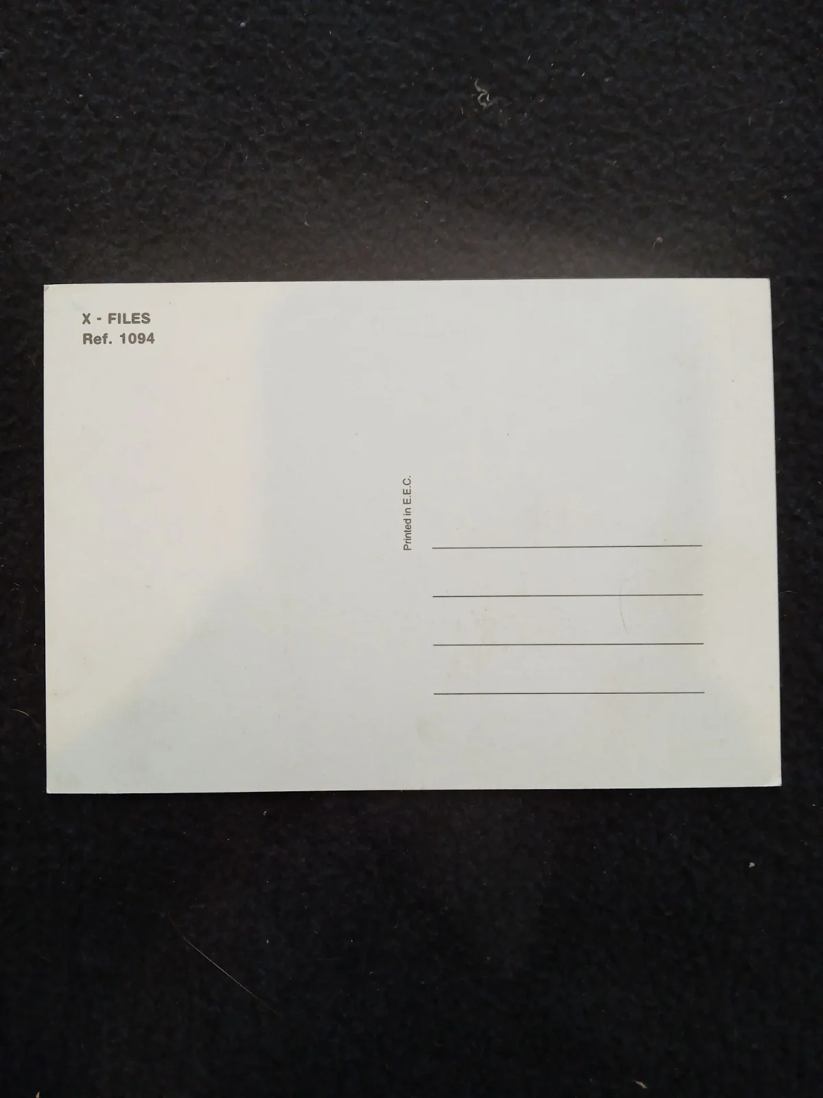 X Files Postcard, image 2