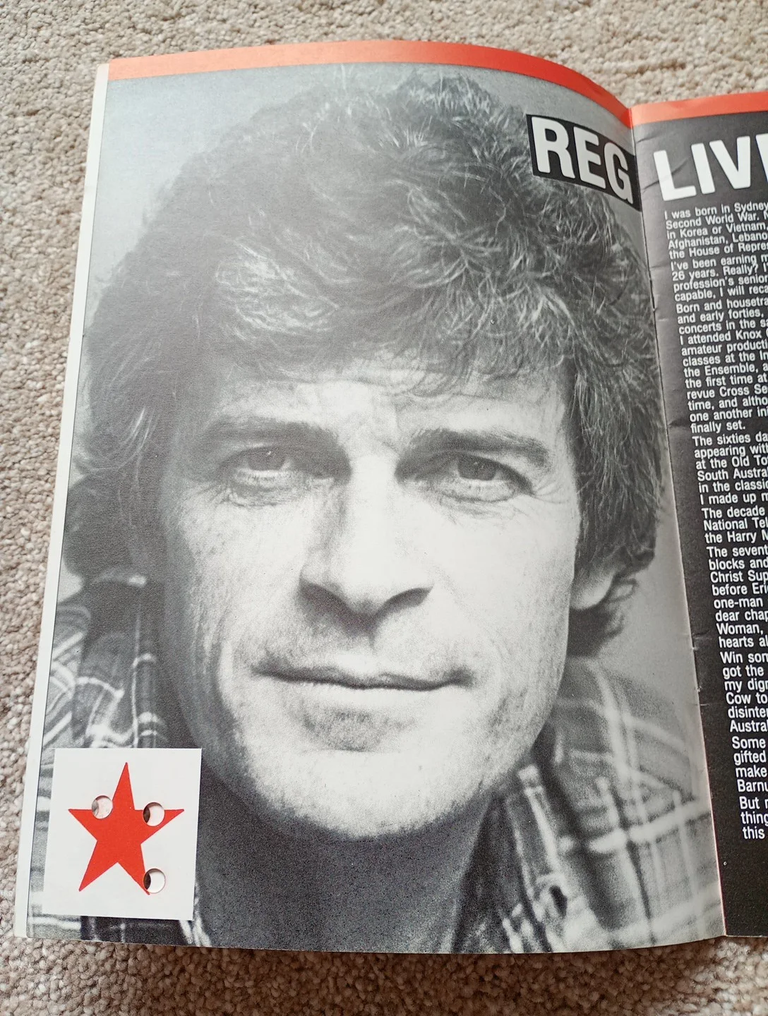 Reg Livermore's Firing Squad 1983 Her Majesty's Theatre Programme Melbourne, изображение 3
