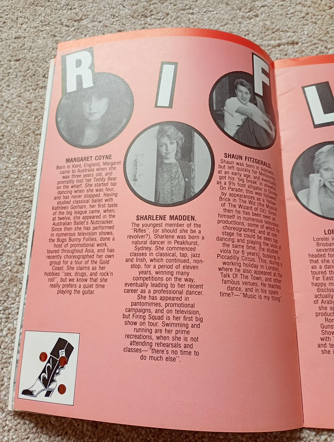 Reg Livermore's Firing Squad 1983 Her Majesty's Theatre Programme Melbourne, изображение 5