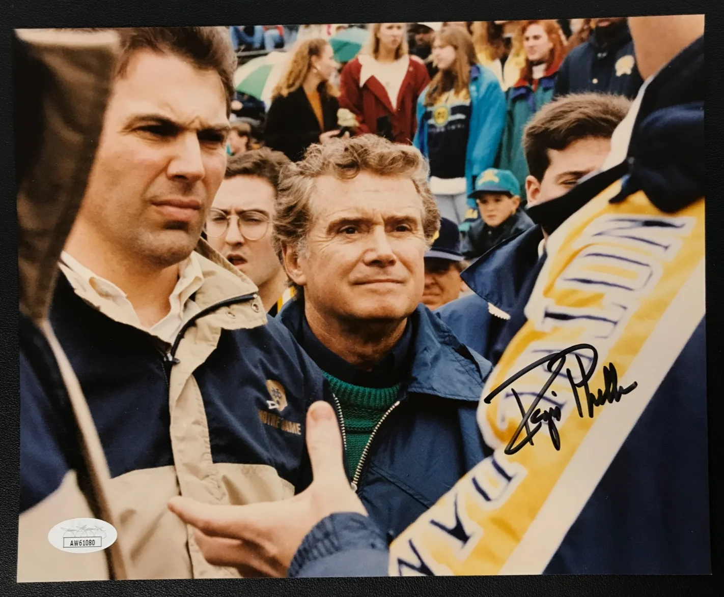 Regis Philbin — Regis Philbin Signed 8x10 Color Photo JSA AUTO Notre Dame TV Presenter 'Live!'!, image 2
