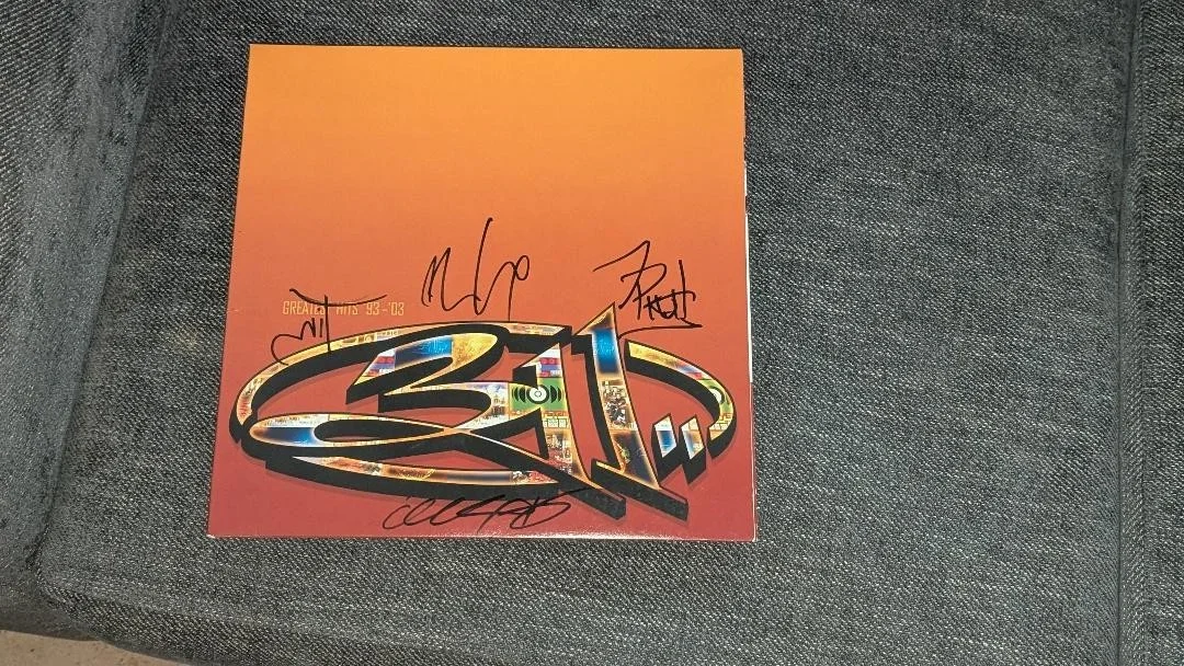 311 GREATEST HITS FULLY SIGNED VINYL RECORD ALBUM Nick Hexum Chad Sexton JSA COA, изображение 4