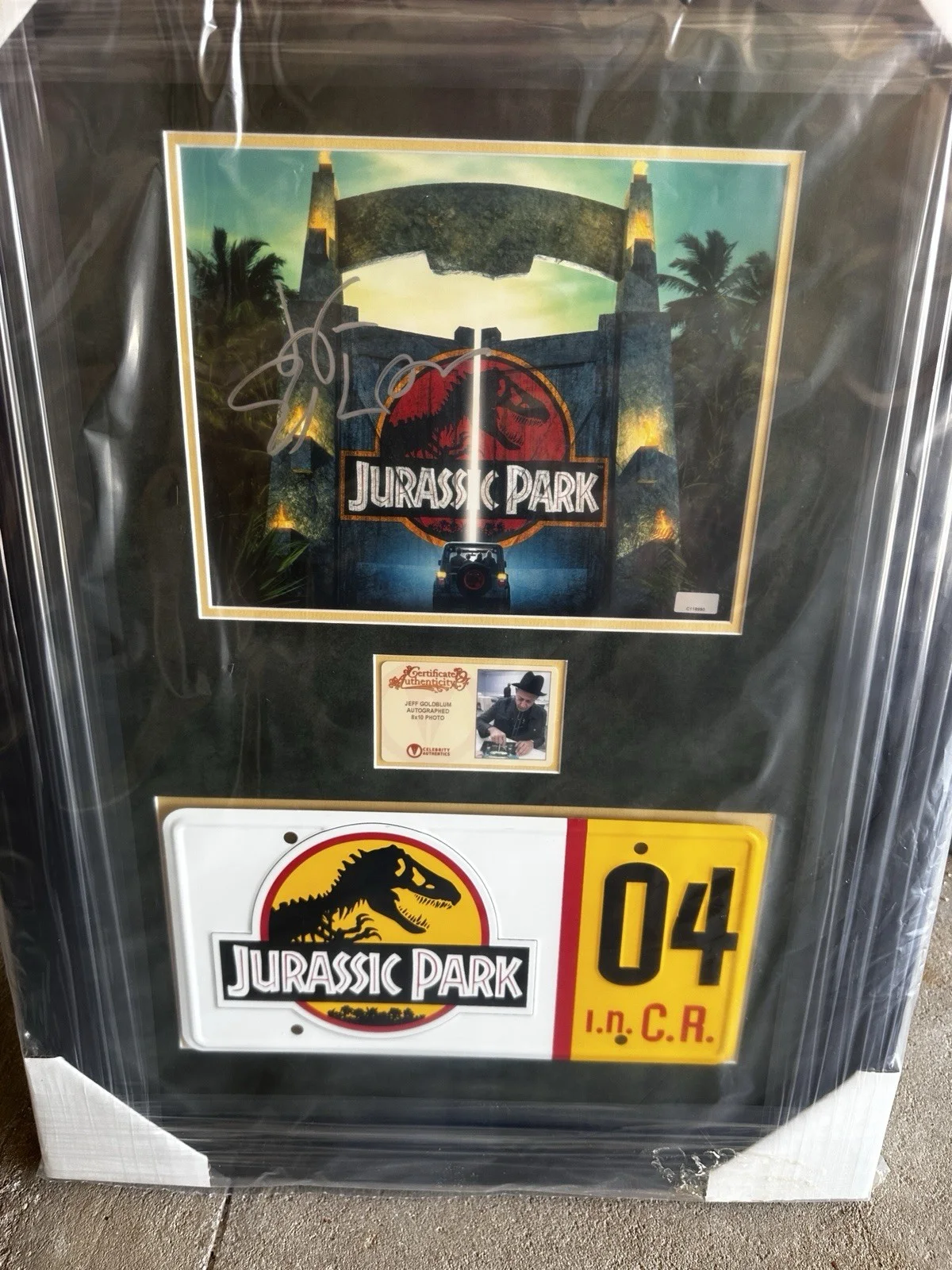 Jeff Goldblum Autographed Jurassic Park 8x10 Framed Photo Celebrity Authentics, изображение 4