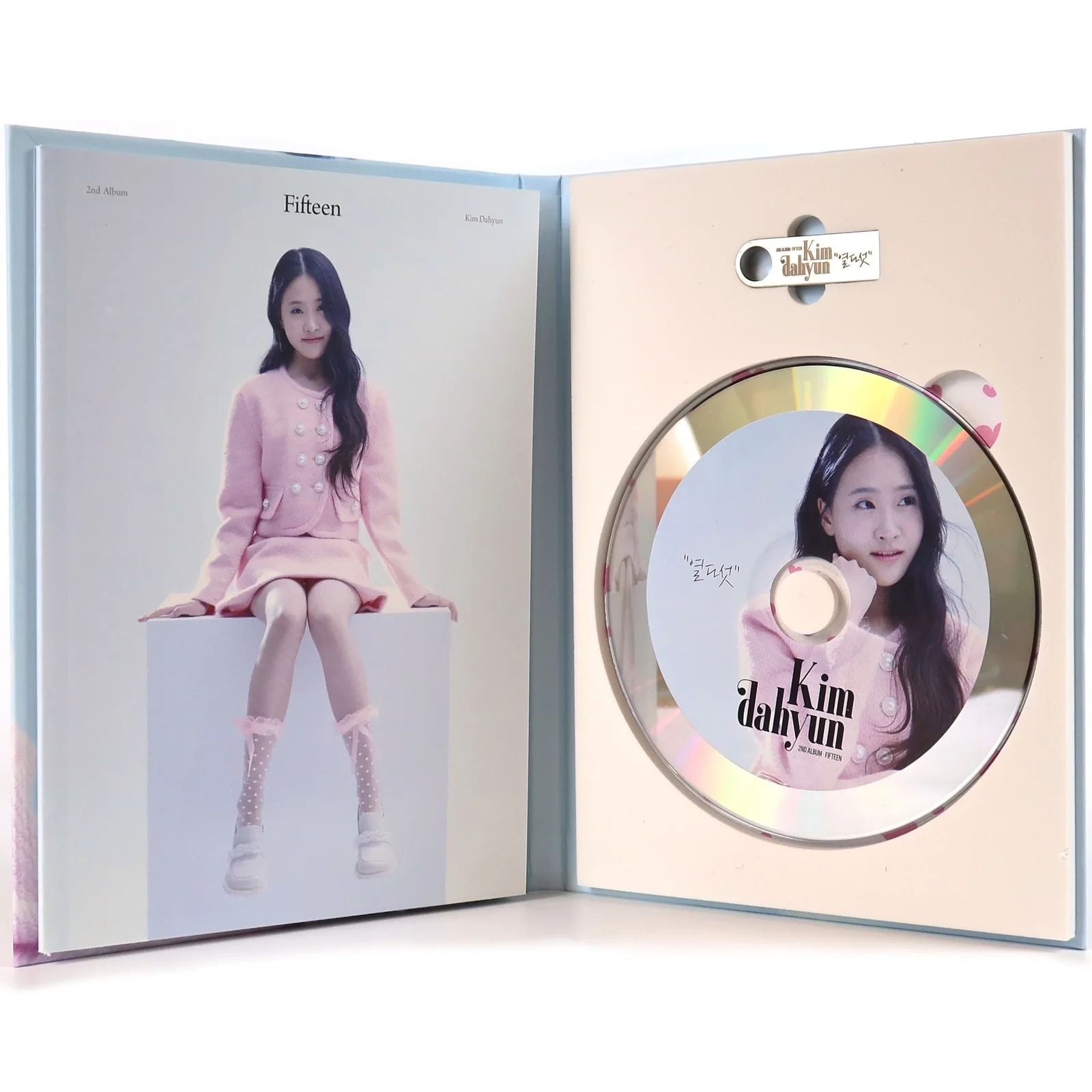 Kim Dahyun - Fifteen Album Signed Promo CD + USB Trot Pansori 2023, изображение 3