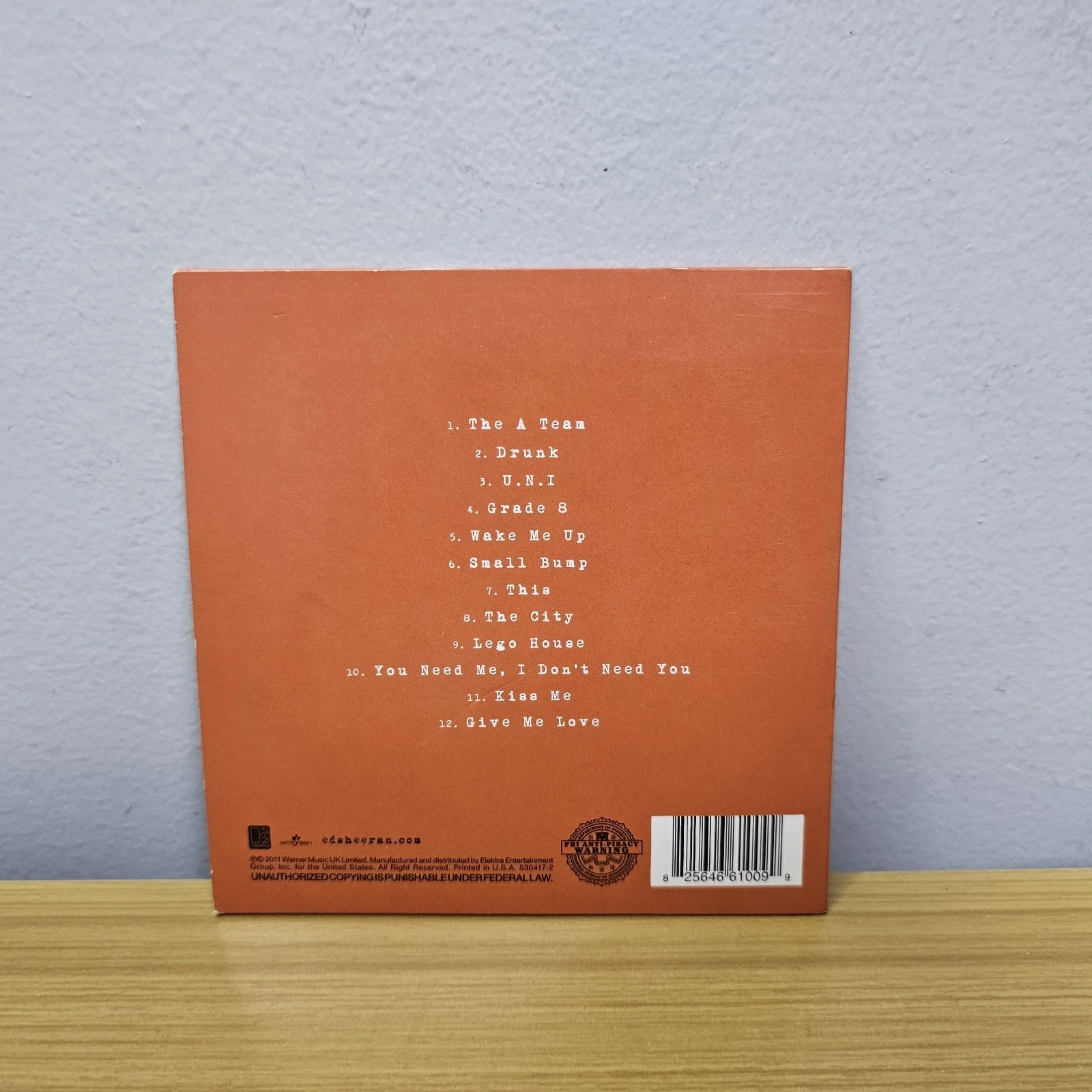 ED SHEERAN + PLUS SIGNED AUTOGRAPHED CD Album Promo - Early full signature, image 2