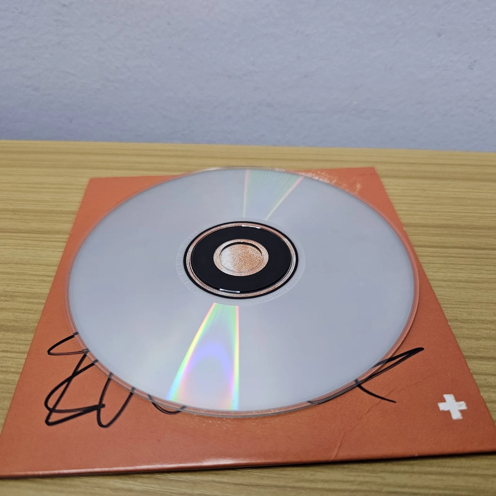 ED SHEERAN + PLUS SIGNED AUTOGRAPHED CD Album Promo - Early full signature, image 4