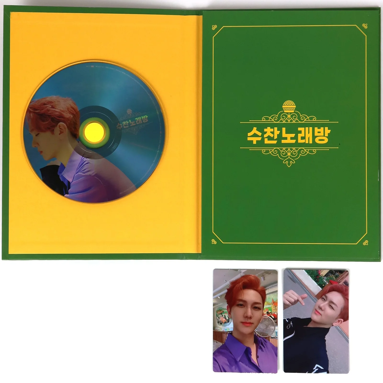Kim Soo Chan – Soochan Song Party 1st Mini Album Signed Promo CD Trot 2020, изображение 2