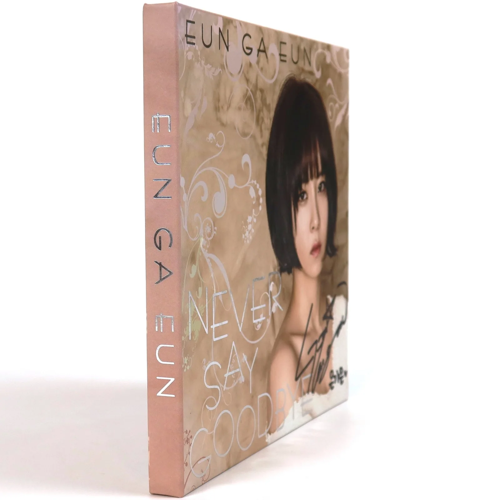 Eun Ga Eun – Never Say Goodbye Album Signed Promo CD Trot 2015, image 4