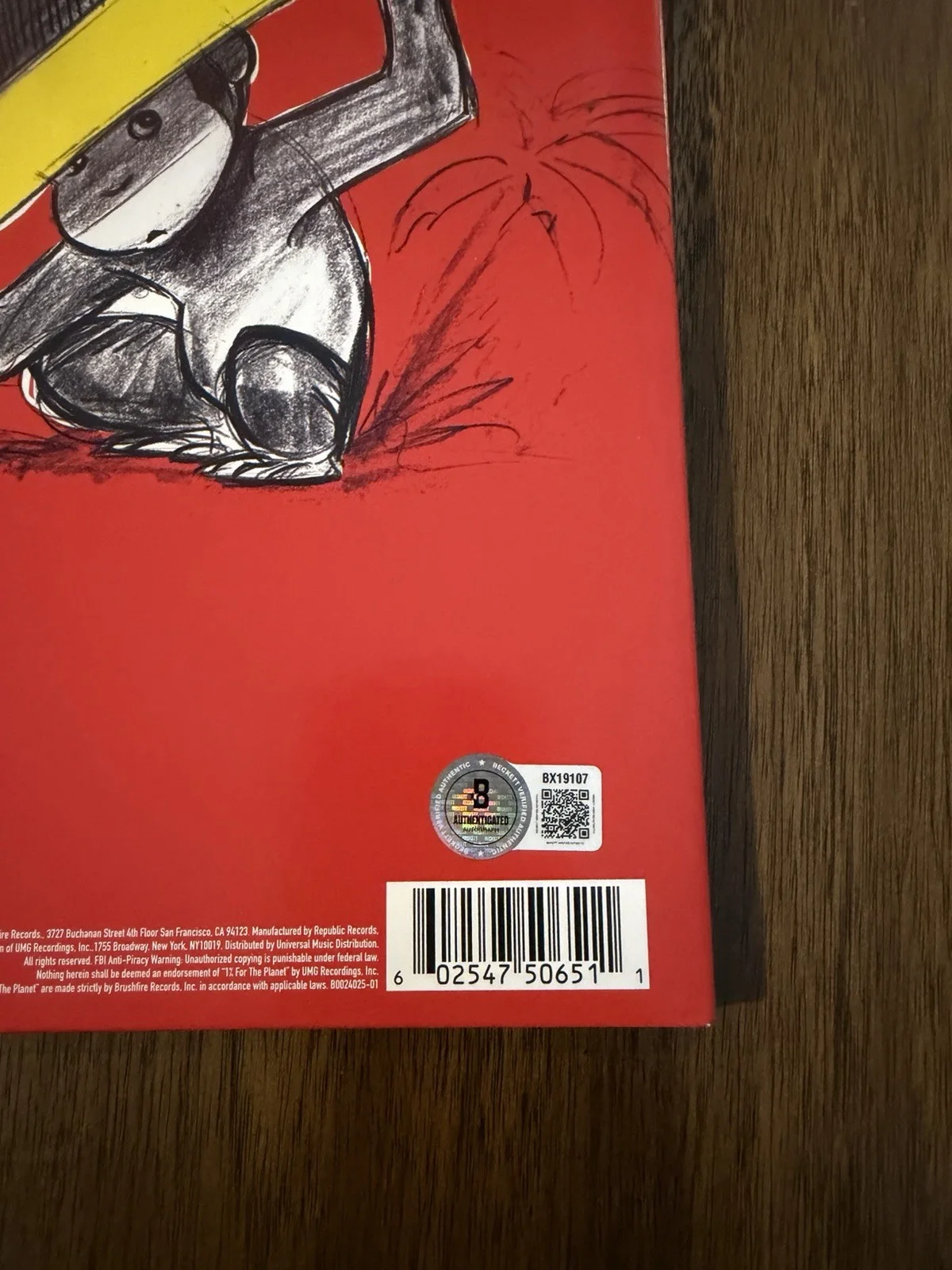 ‘Jack Johnson’ Signed Autograph Vinyl Album Sing-A-Longs Curious George Beckett, изображение 3