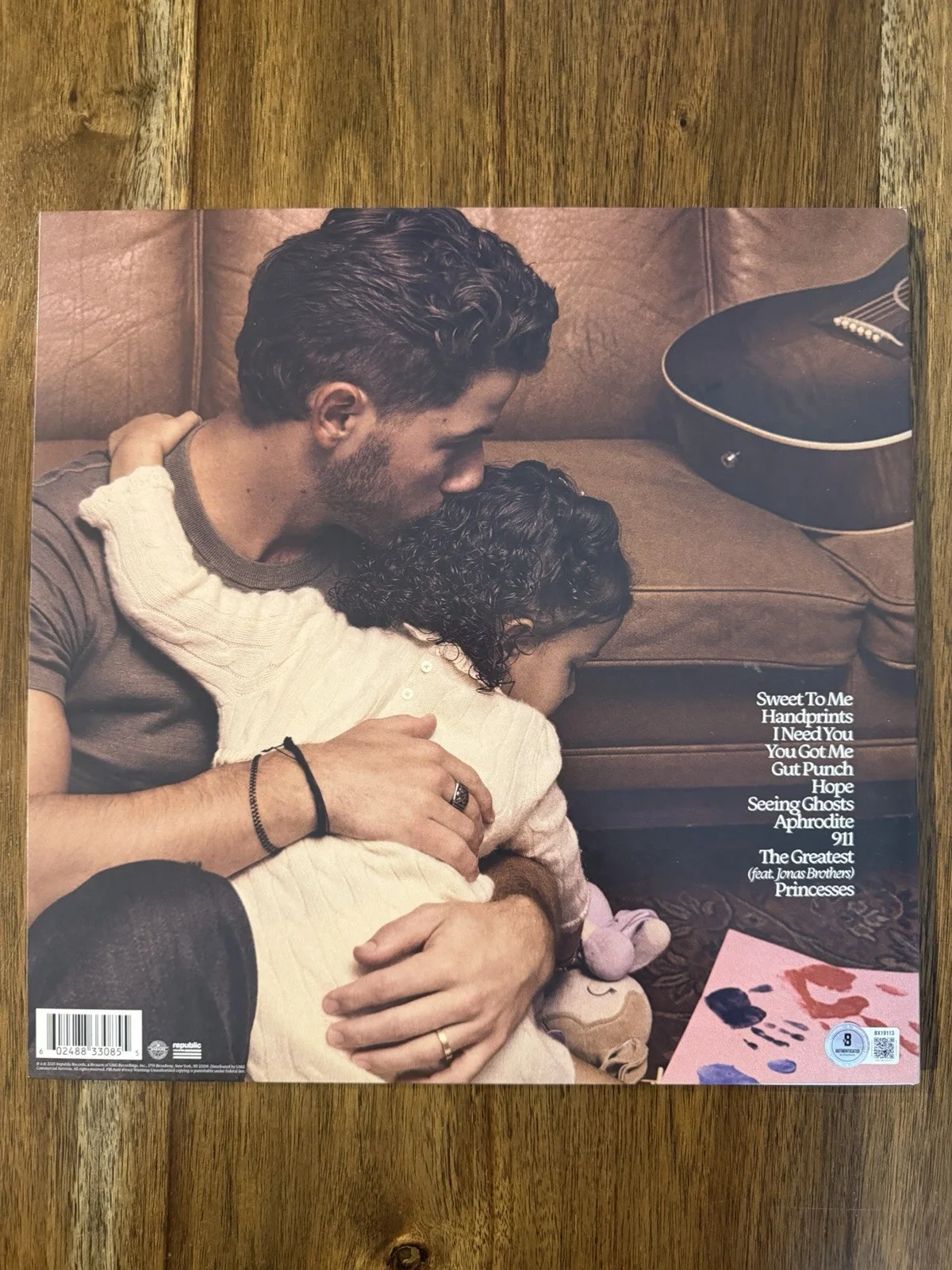 ‘Nick Jonas’ Signed Vinyl Album ‘Sunday Best’ Autograph Beckett, изображение 2