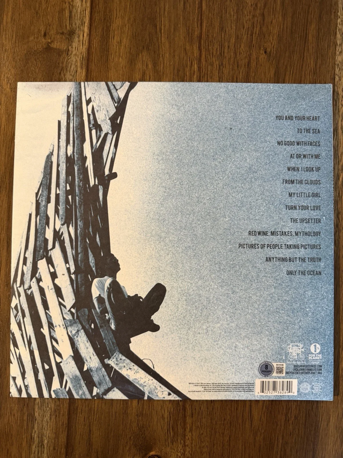 ‘Jack Johnson’ Signed Autograph Vinyl Album ‘To The Sea’ Beckett, изображение 2