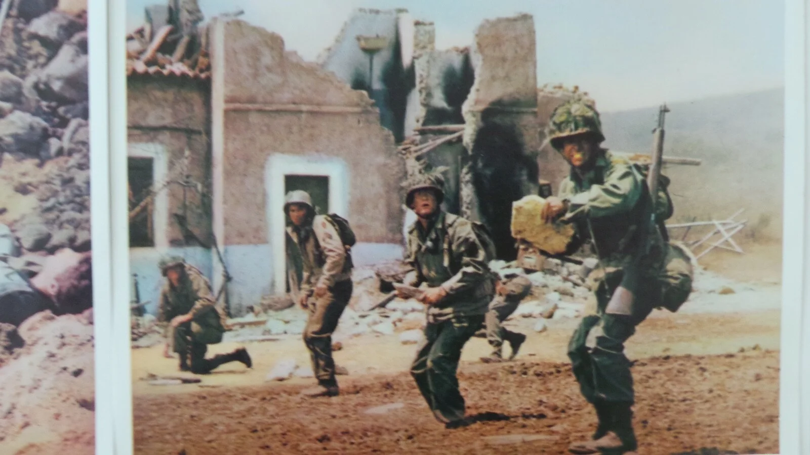 ORIGINAL 1968 LOBBY CARD SET 10 x 8 - 'BATTLE FOR ANZIO' - MITCHUM - FALK - RYAN, изображение 5