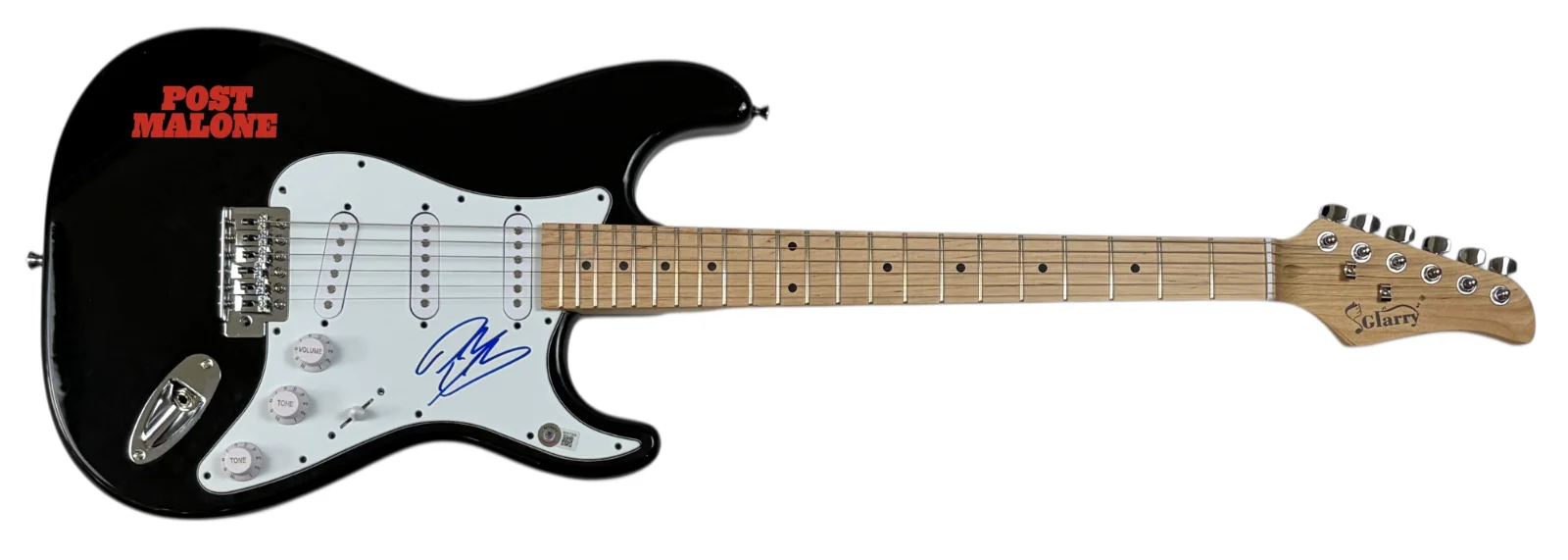 Post Malone Signed Autograph Electric Guitar Austin Post Beckett COA, image 2