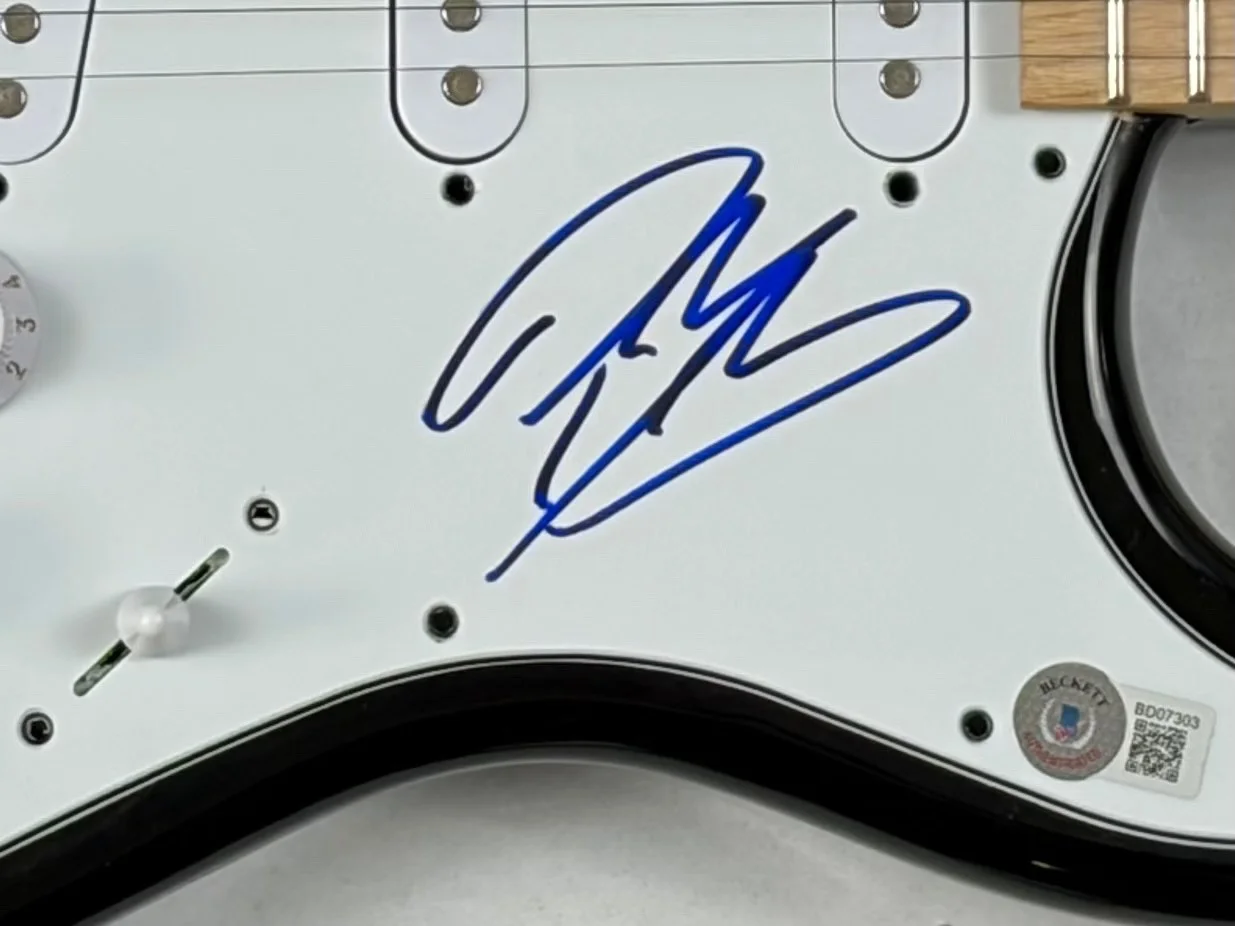 Post Malone Signed Autograph Electric Guitar Austin Post Beckett COA, image 4