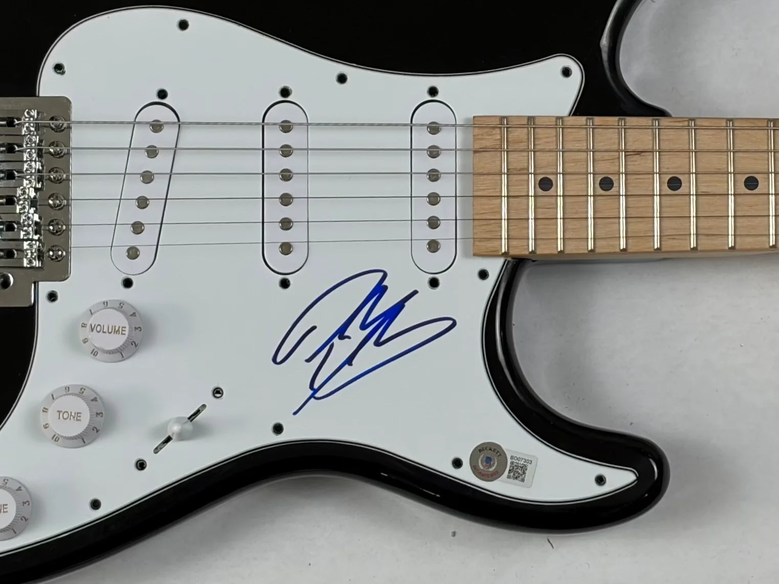 Post Malone Signed Autograph Electric Guitar Austin Post Beckett COA, image 5
