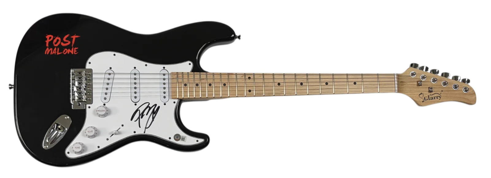 Post Malone Signed Autograph Electric Guitar Hollywood's Bleeding Beckett COA, изображение 2