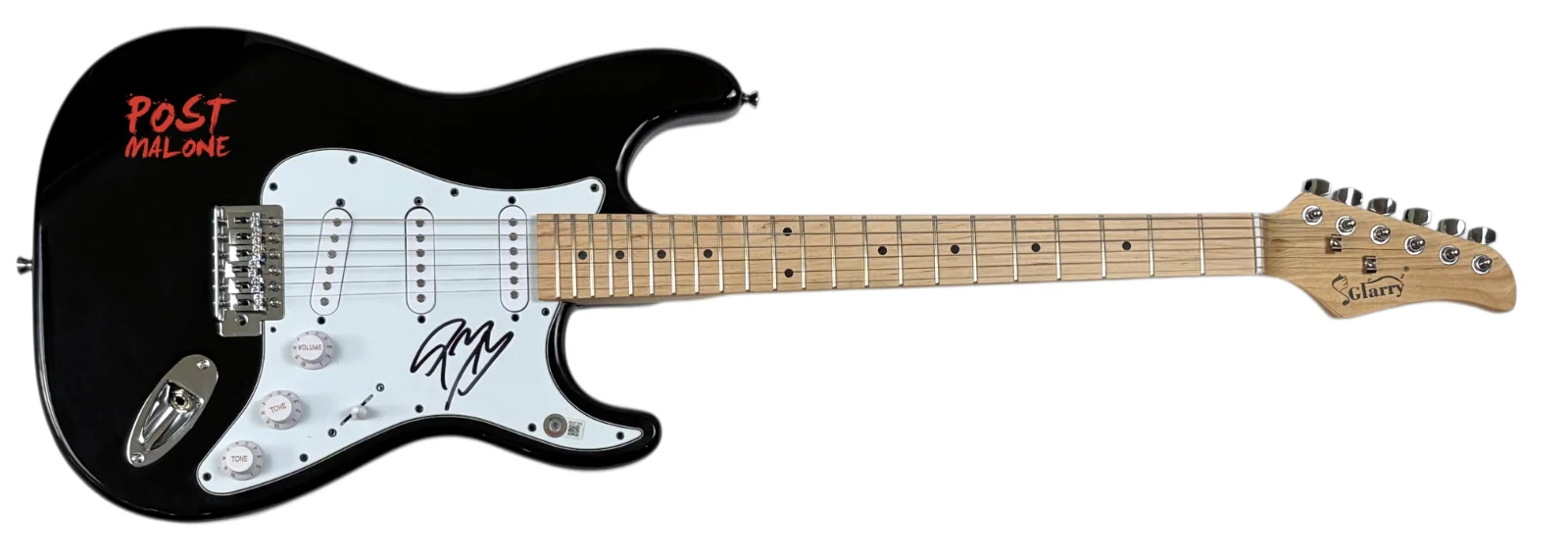 Post Malone Signed Autograph Electric Guitar Hollywood's Bleeding Beckett COA, изображение 5