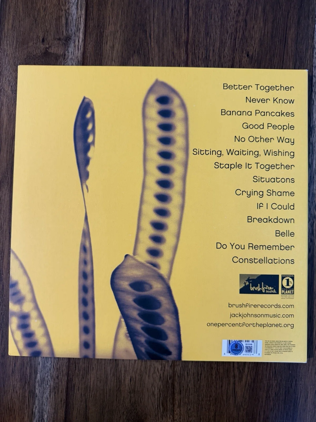 ‘Jack Johnson’ Signed Autograph Vinyl Album ‘In Between Dreams’ Beckett, изображение 2