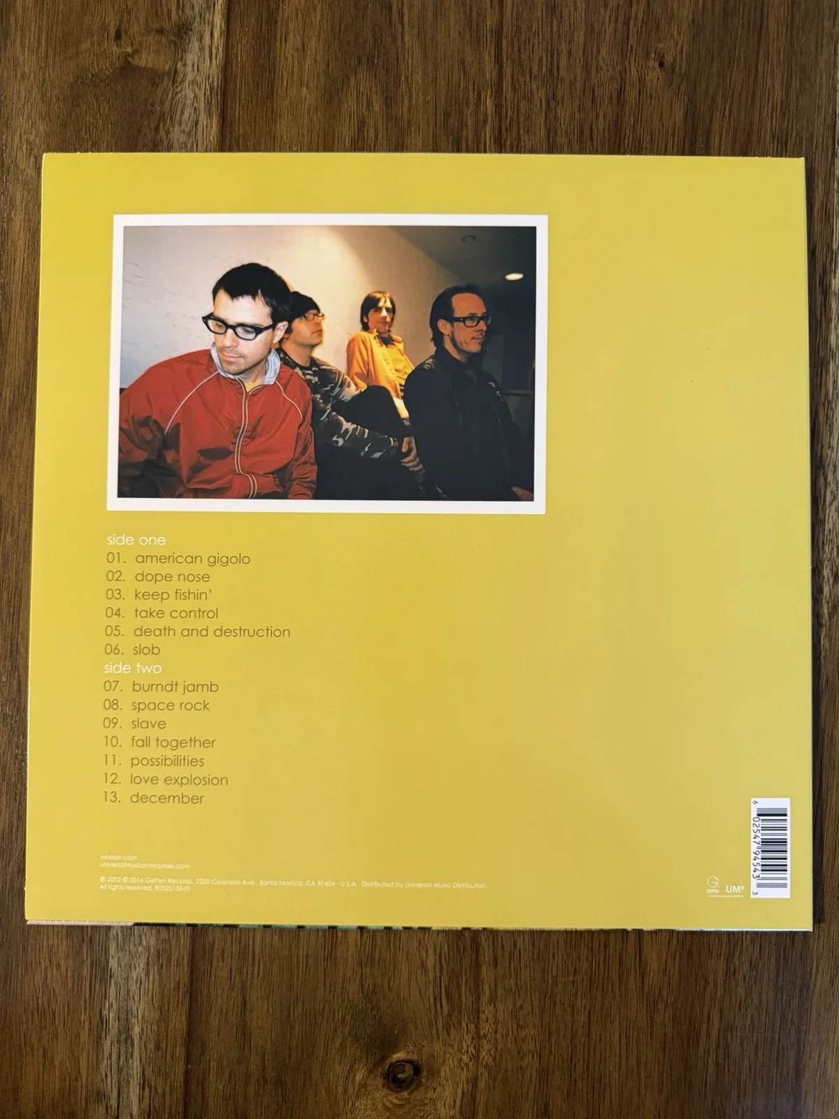 Rivers Cuomo ‘Weezer’ Band Signed Vinyl Album ‘Maladroit’ Autograph, изображение 2