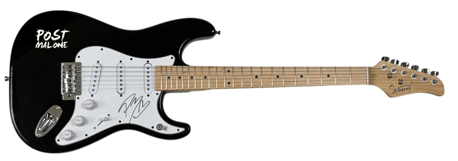 Post Malone Signed Autograph Electric Guitar Hollywood's Bleeding Beckett COA, изображение 2