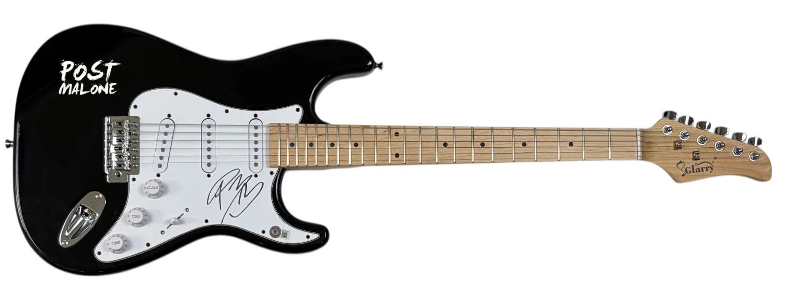 Post Malone Signed Autograph Electric Guitar Hollywood's Bleeding Beckett COA, изображение 5