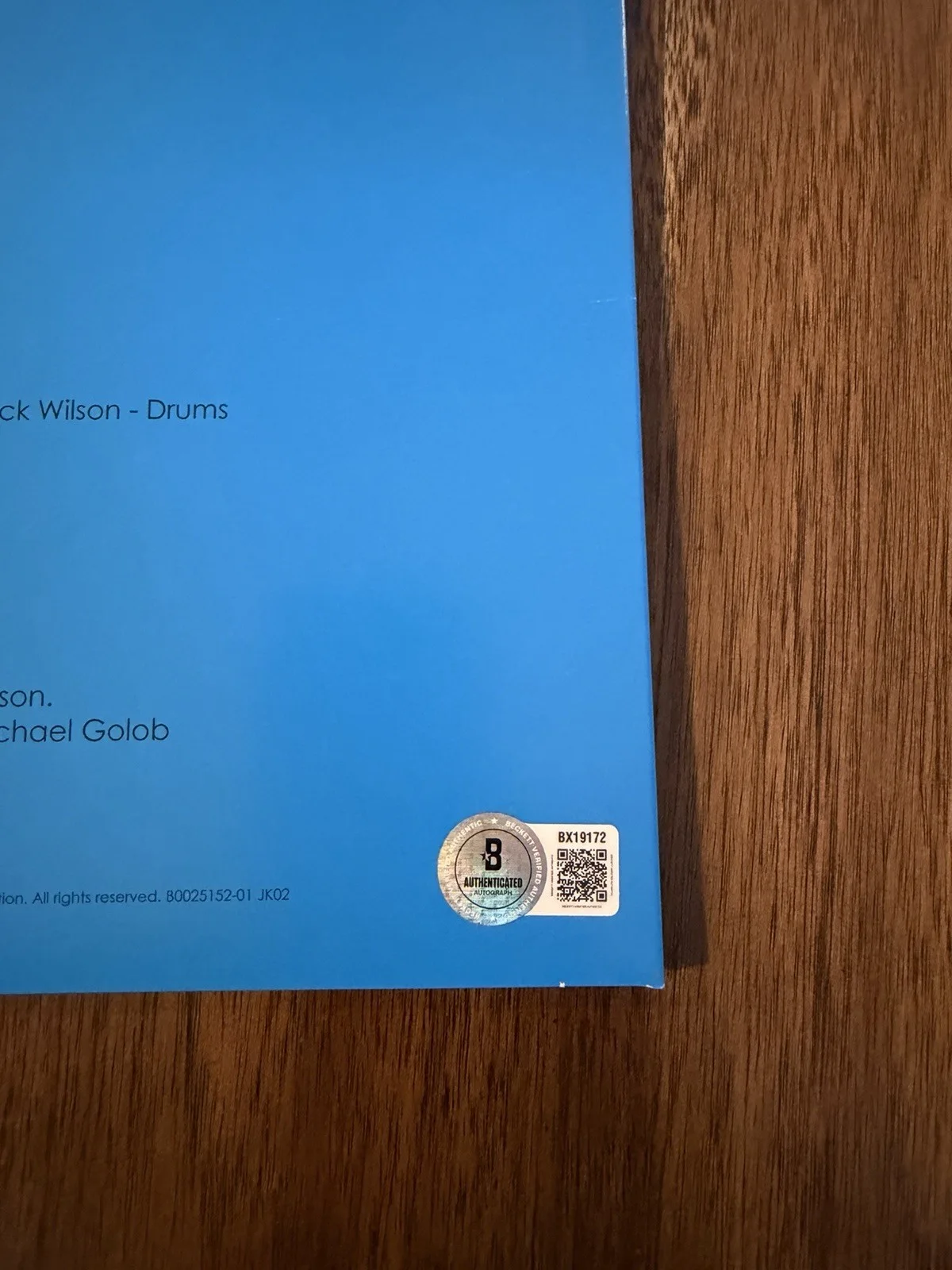 Rivers Cuomo ‘Weezer’ Band Signed Vinyl Album ‘Blue Album’ Autograph Beckett, изображение 3