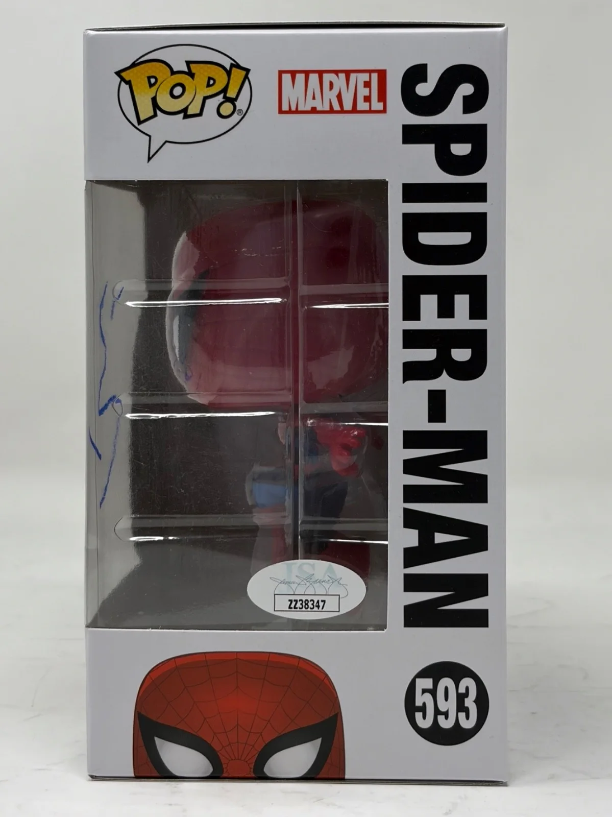 Tobey Maguire — Tobey Maguire Spider-Man Signed Autograph Funko Pop #593 Marvel No Way Home JSA, изображение 3