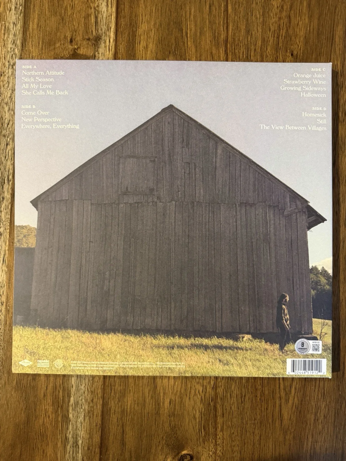 ‘Noah Kahan’ Signed Autograph Vinyl Album ‘Stick Season’ Beckett LOA, изображение 2