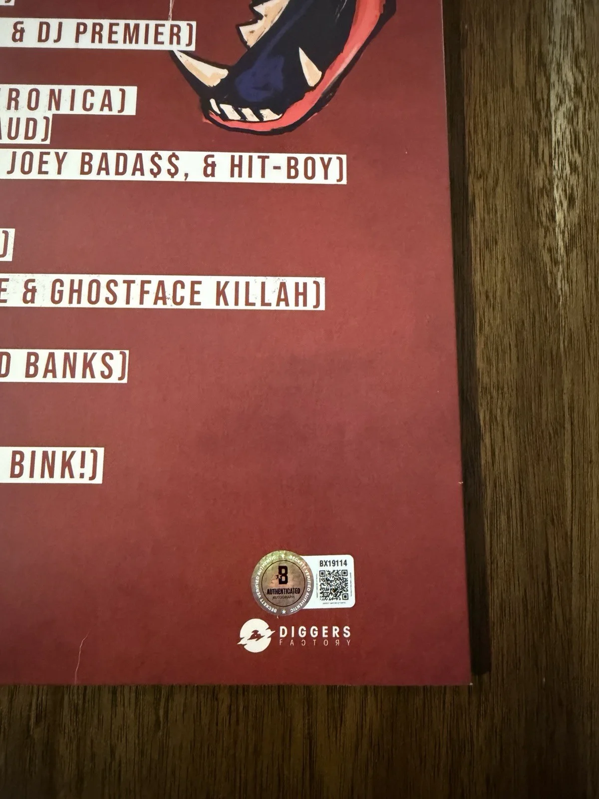 ‘Russ’ Signed Vinyl Album ‘CHOMP 2’ Autograph Beckett Rapper, изображение 4