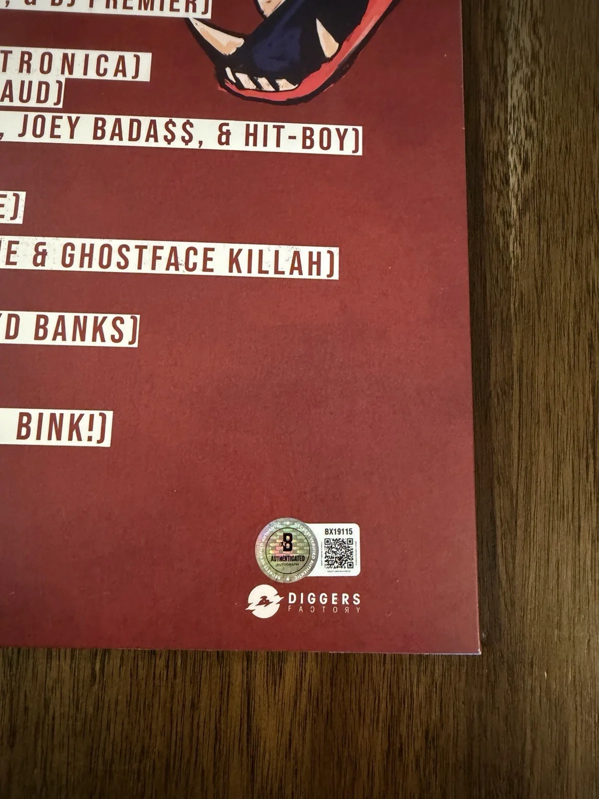 ‘Russ’ Signed Vinyl Album ‘CHOMP 2’ Autograph Beckett Rapper, изображение 4