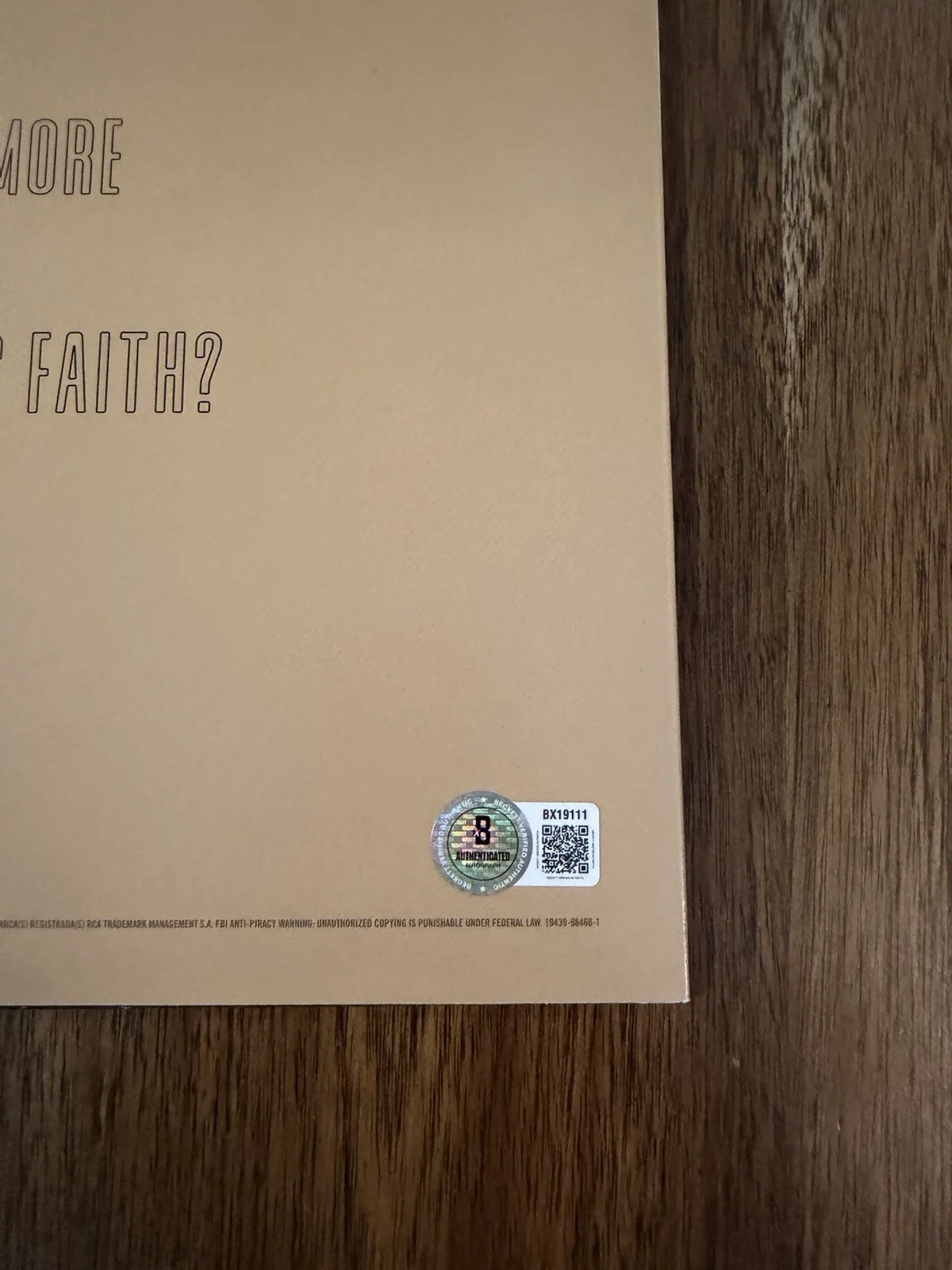 Jack Antonoff ‘Bleachers’ Signed Vinyl Album ‘Live At Electric Lady’ Beckett, изображение 3