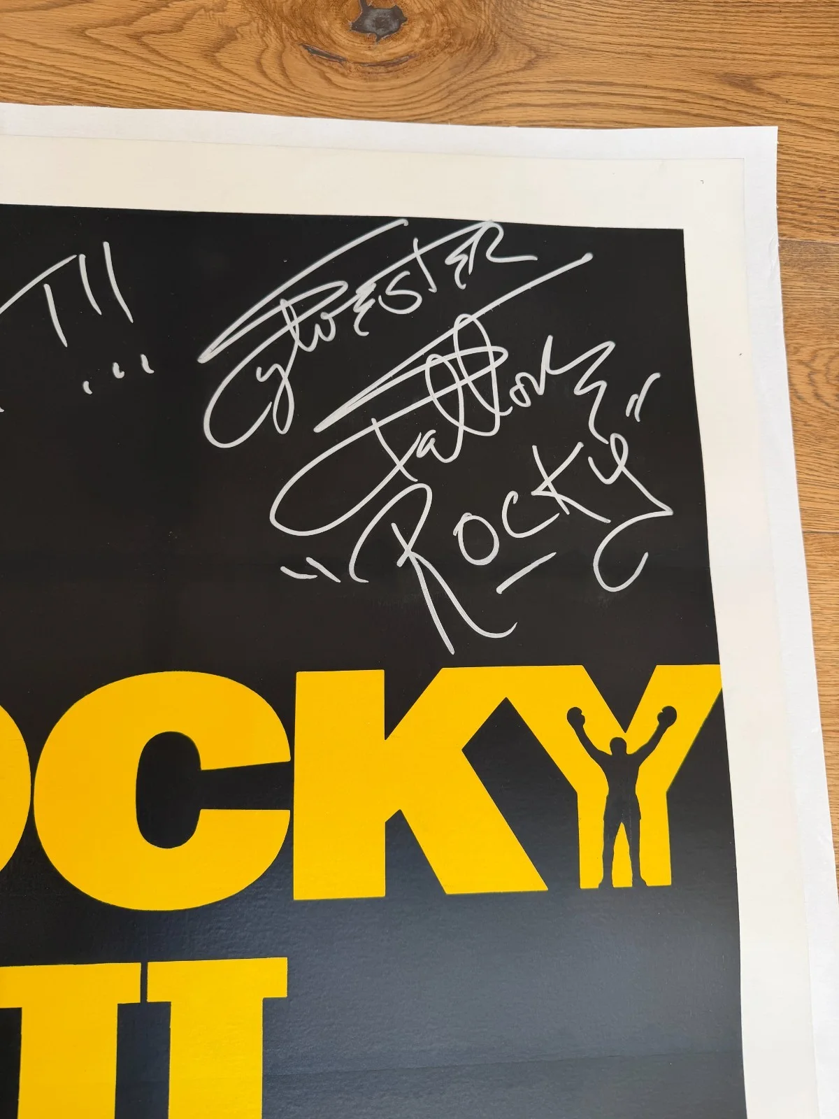 Sylvester Stallone, Talia Shire — Sylvester Stallone & Shire YO ADRIAN Autographed ROCKY 2 Movie Poster ASI Proof, изображение 3