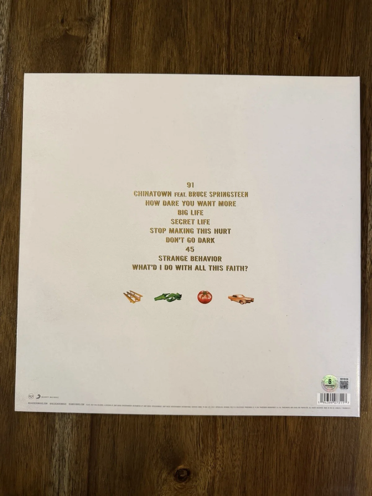 Jack Antonoff ‘Bleachers’ Signed Vinyl Album ‘Take The Sadness Out’ Beckett, изображение 2