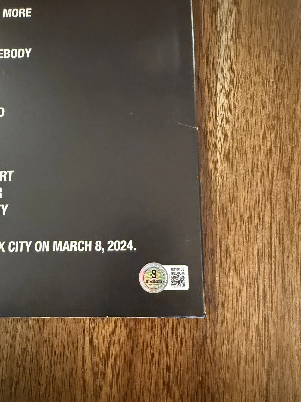 Jack Antonoff ‘Bleachers’ Signed Vinyl Album ‘Live At Bowery Ballroom’ Beckett, изображение 3