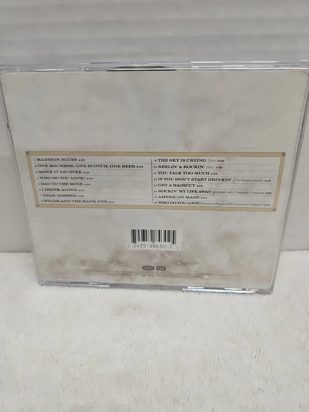 George Thorogood & The Destroyers Signed CD 30 Years Of Rock Greatest Hits, изображение 5