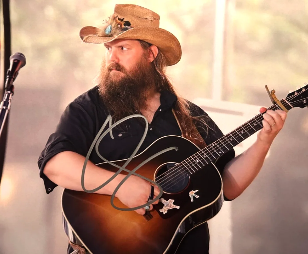 CHRIS STAPLETON Signed 8x10" Authentic Original Autographs GENUINE w/COA, image 3
