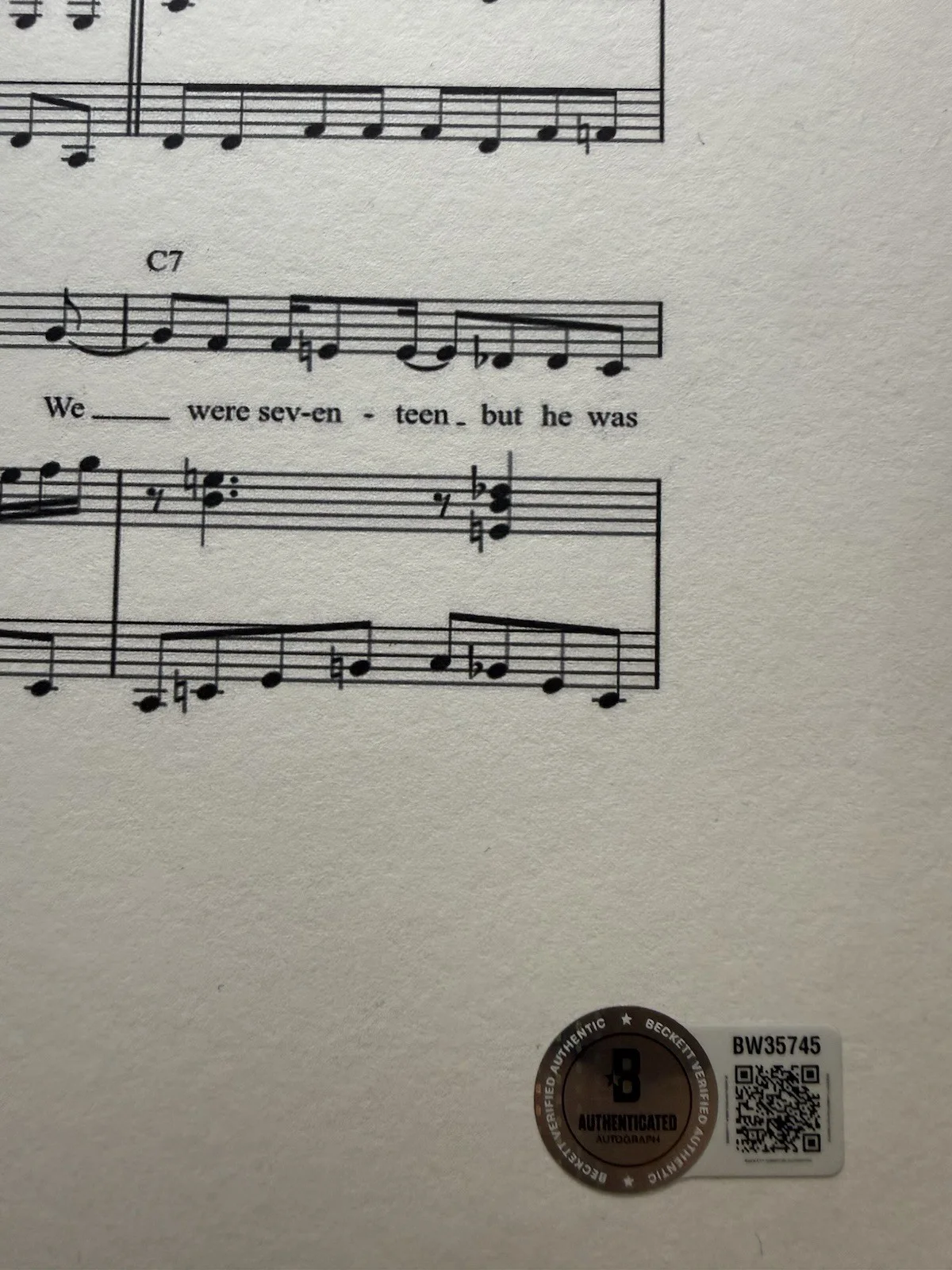 Justin Hurwitz — Justin Hurwitz Signed 8.5x11 LA LA Land Another Day Of Sun Music Sheet Beckett, изображение 3