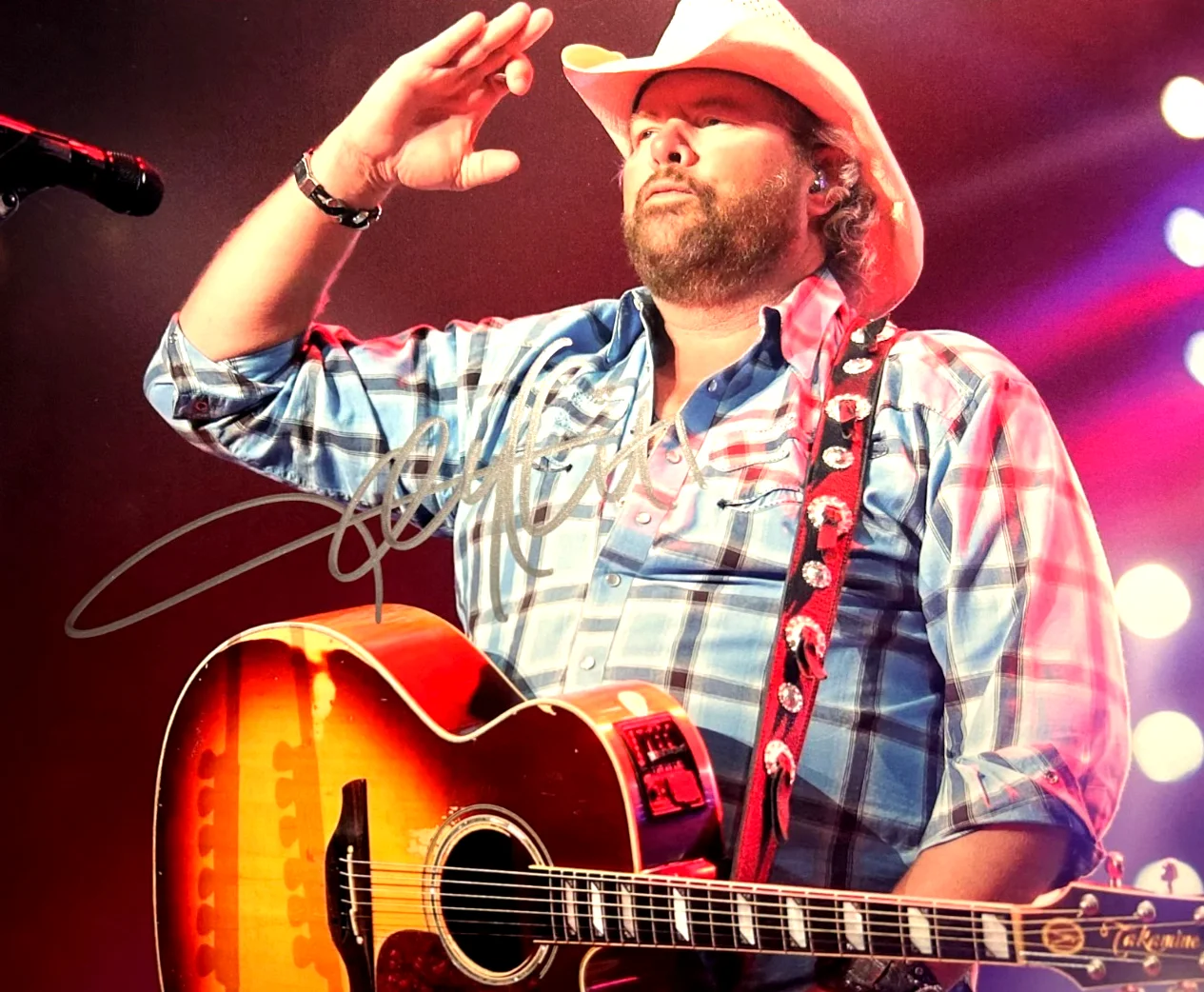 TOBY KEITH Signed 8x10" Authentic Original Autographs GENUINE w/COA, image 3