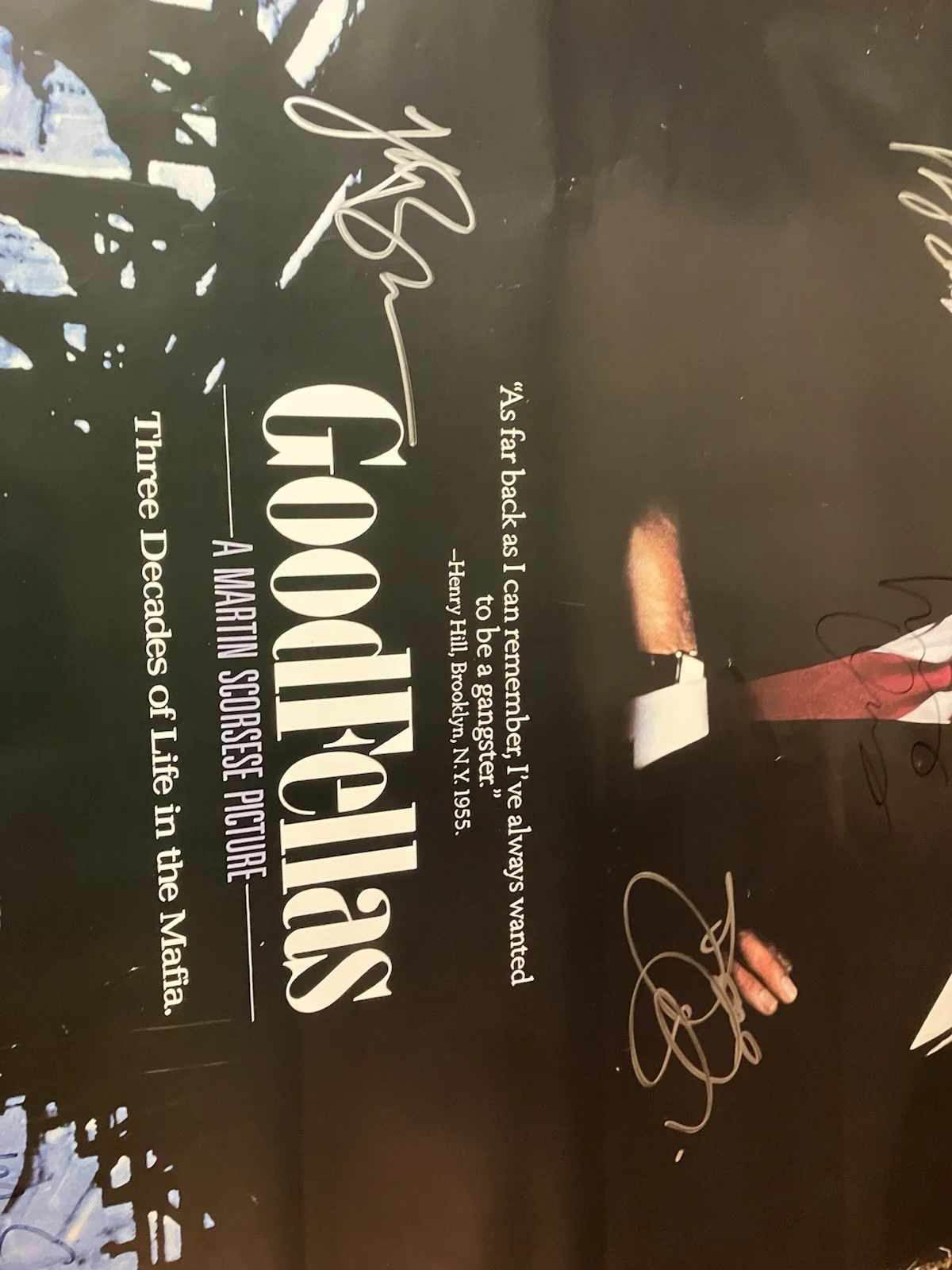 Goodfellas Cast Signed 27x40 Movie Poster With COA Scorsese DeNiro Pesci Liotta+, изображение 4