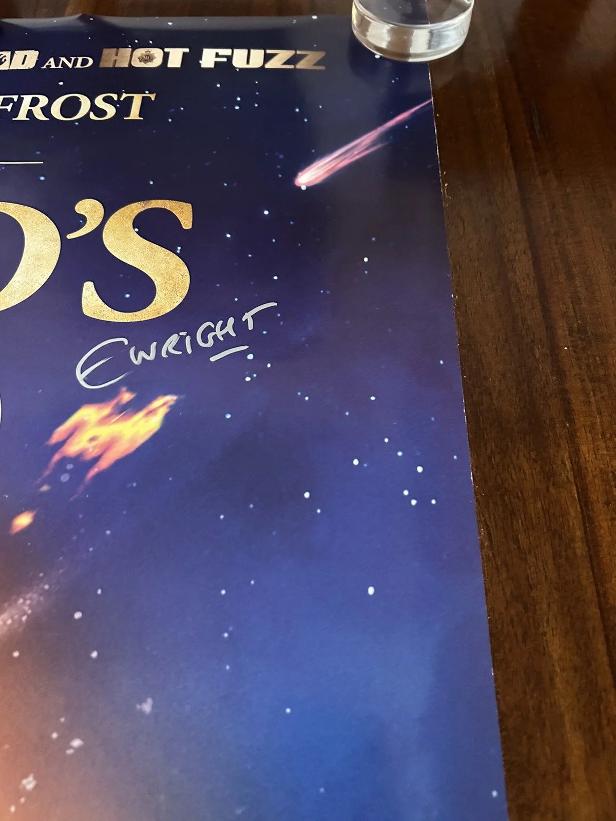 Edgar Wright — THE WORLD’S END Poster SIGNED by EDGAR WRIGHT, 27x40 Original 1-Sheet Theatrical, изображение 4