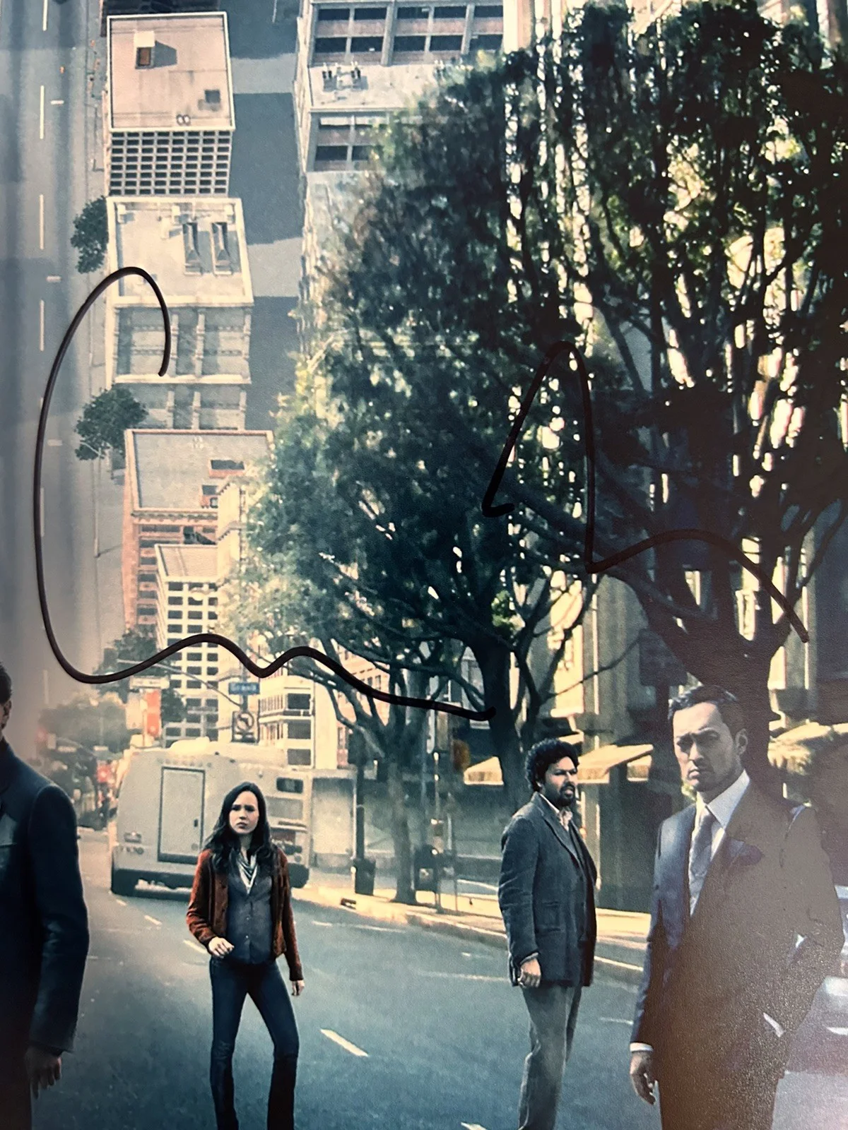Christopher Nolan — INCEPTION Poster SIGNED by CHRISTOPHER NOLAN, High Quality Print 16x24, 2010, изображение 2