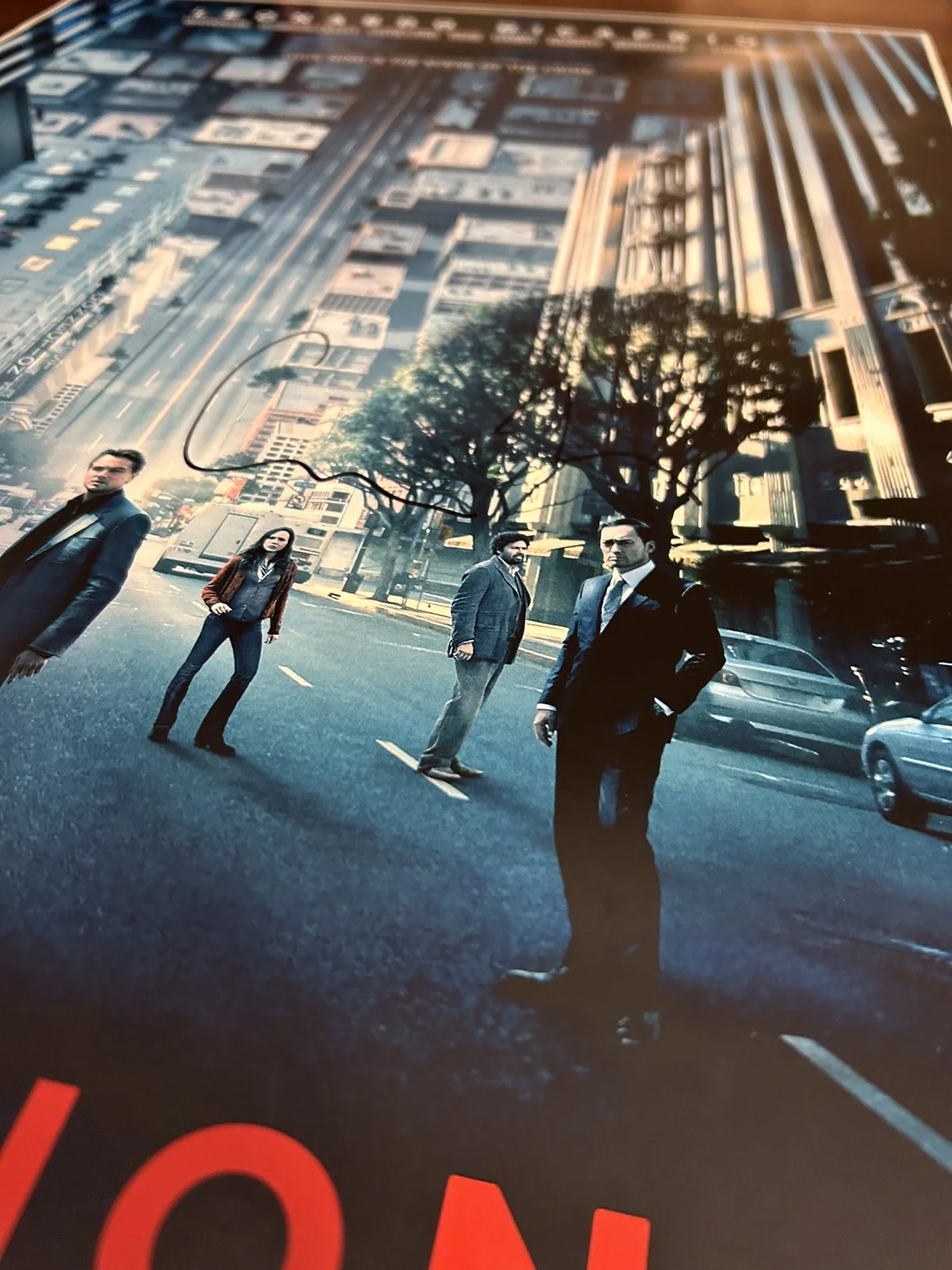 Christopher Nolan — INCEPTION Poster SIGNED by CHRISTOPHER NOLAN, High Quality Print 16x24, 2010, изображение 3