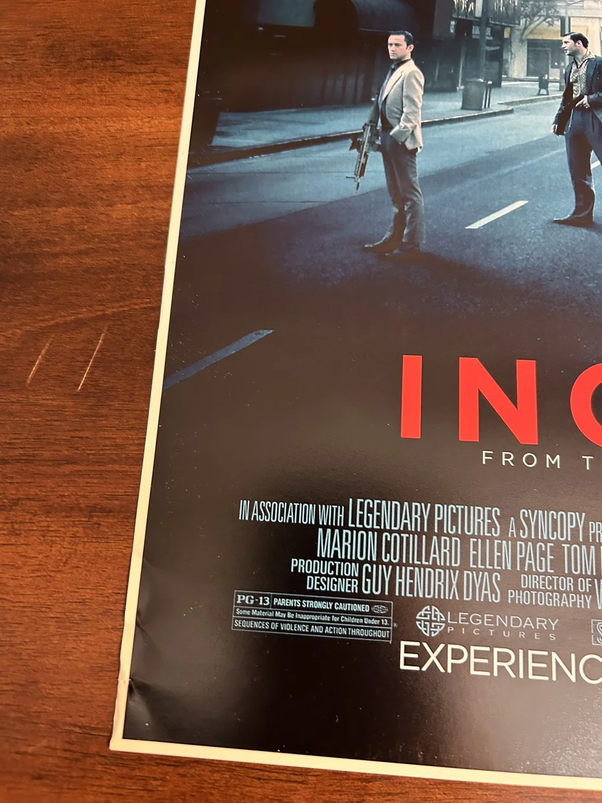 Christopher Nolan — INCEPTION Poster SIGNED by CHRISTOPHER NOLAN, High Quality Print 16x24, 2010, изображение 5