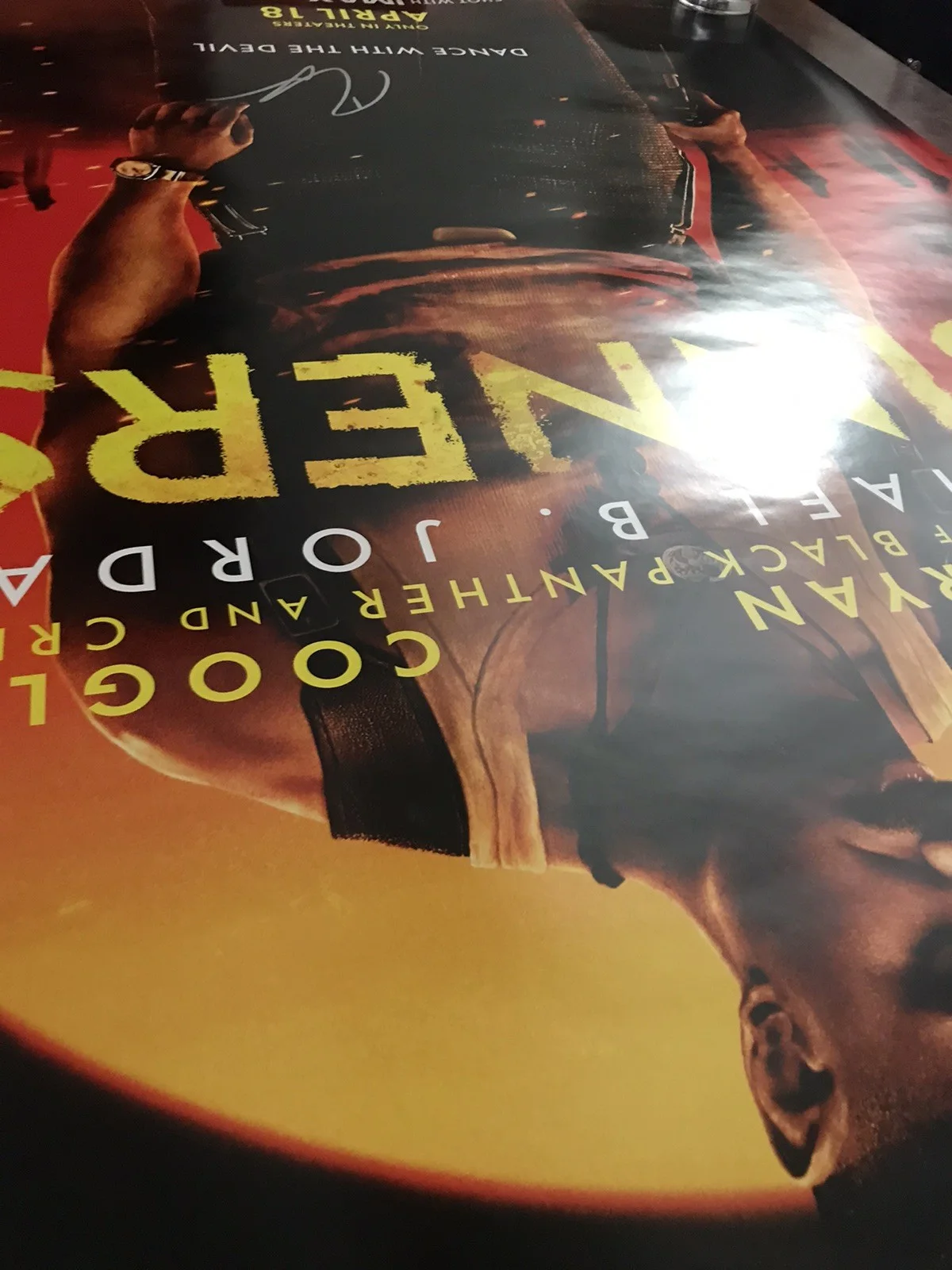 Ryan Coogler — SINNERS Poster SIGNED by RYAN COOGLER, 27x40 Original 1-Sheet Theatrical D/S, изображение 4