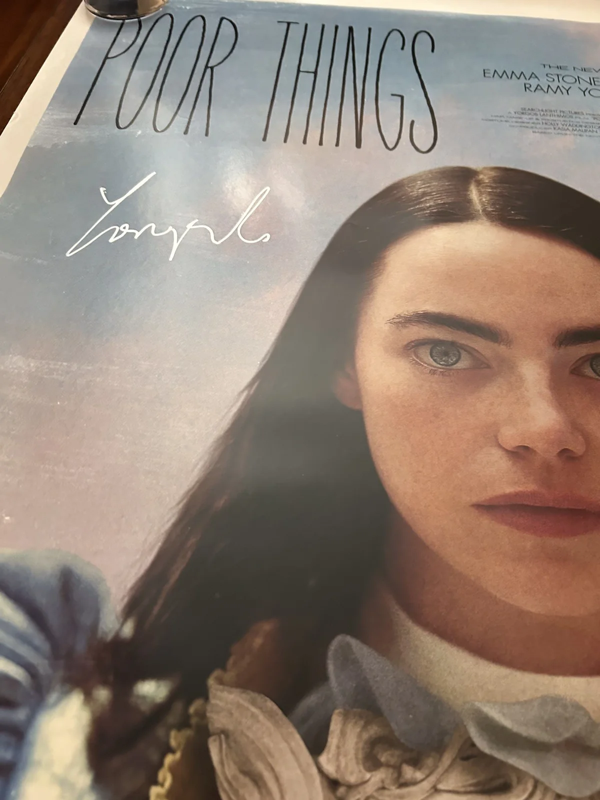 Yorgos Lanthimos — POOR THINGS Poster SIGNED by YORGOS LANTHIMOS, 27x40 Original 1-Sheet Theatrical, image 2