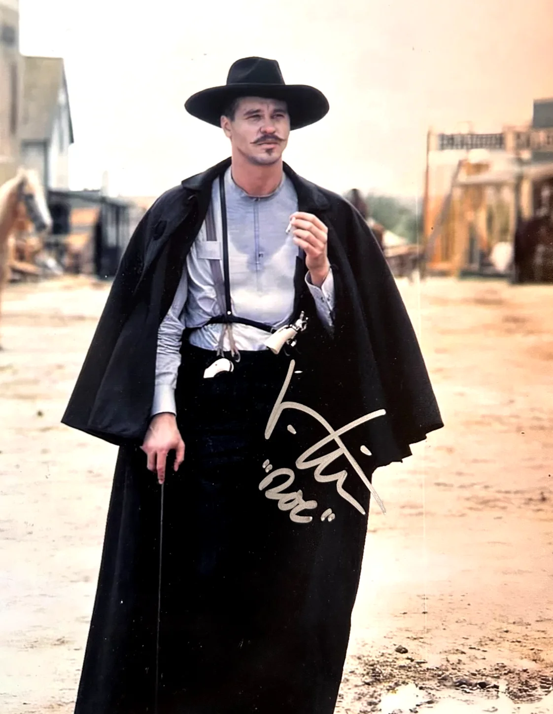 Val Kilmer — VAL KILMER Signed Original TOMBSTONE 8x10" Authentic Autograph GENUINE w/COA, изображение 3