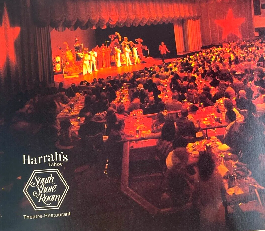 Harrah's, Lake Tahoe South Shore Mac Davis Theatre Room 1977 ephemera jx, изображение 4