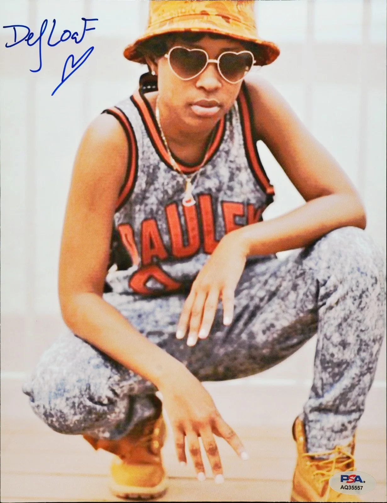 DEJ LOAF SIGNED AUTOGRAPHED 8X10 PHOTO TRY ME BE REAL RARE LIL WAYNE PSA COA, изображение 2