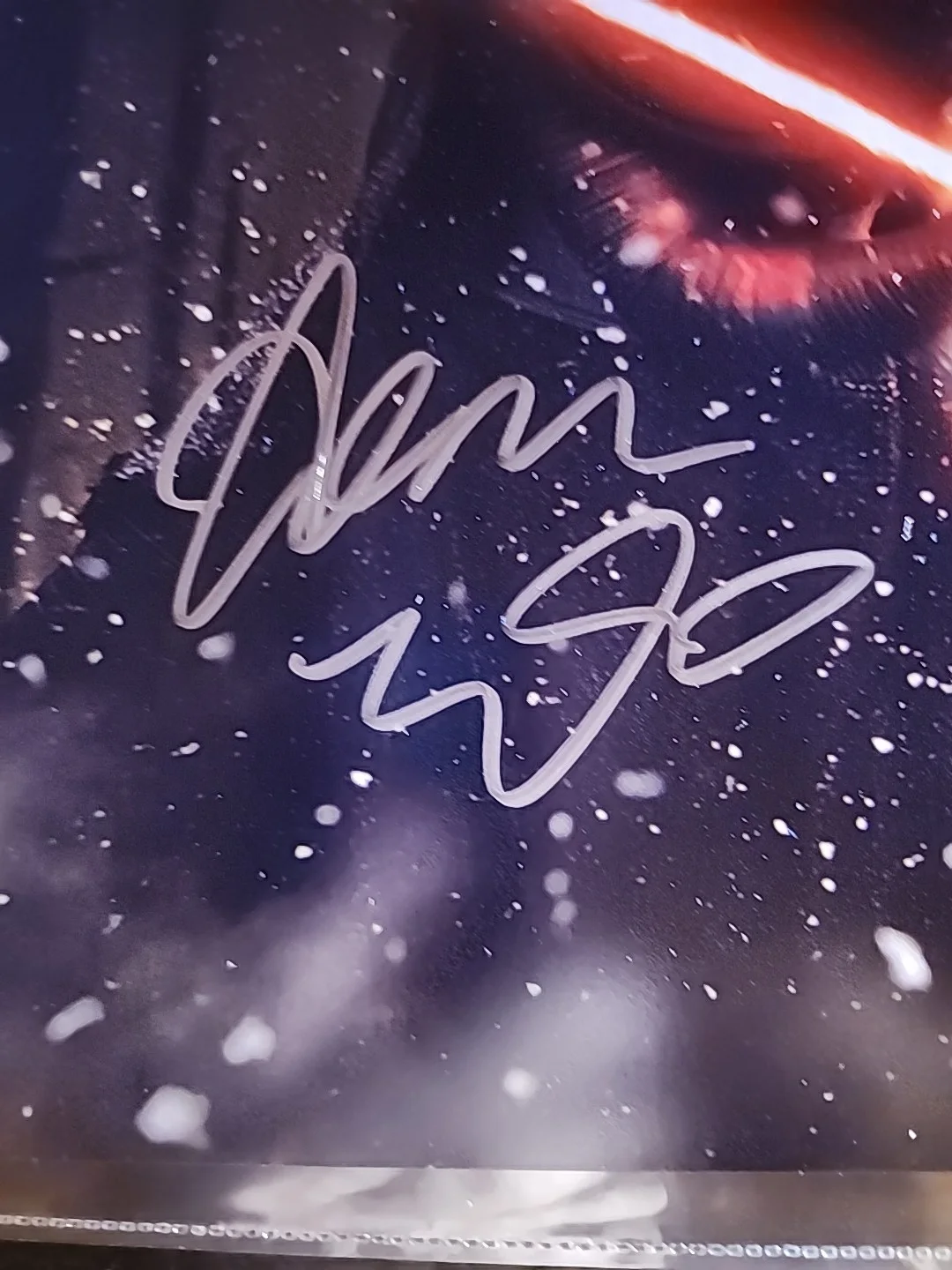 Adam Driver — Adam Driver Autographed Star Wars Kylo Ren First Order Commander 8x10 Photo, image 2