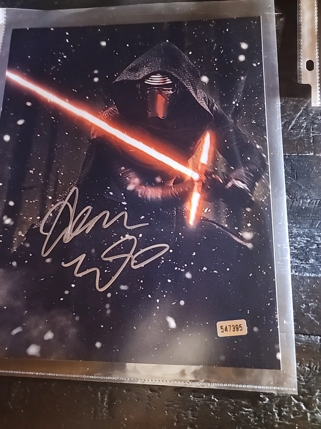 Adam Driver — Adam Driver Autographed Star Wars Kylo Ren First Order Commander 8x10 Photo, image 3